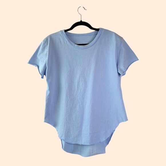 Frank Eileen Theo Perfect Tee Blue - Picture 1 of 5
